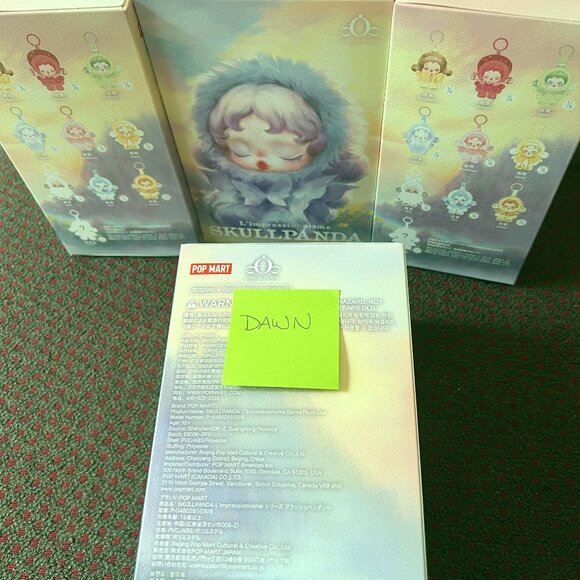 Authentic Popmart SKULLPANDA L’impressionnisme Series Plush Blind Box - DAWN - Picture 4 of 4